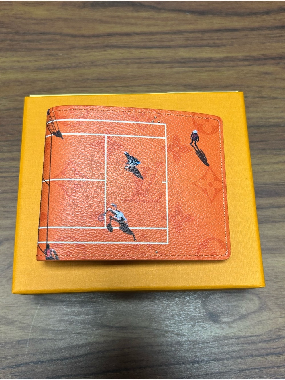 Louis Vuitton Brick Red Tennis Wallet